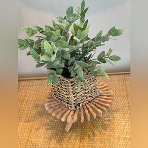 Handmade clothes pin mini plant stand or base